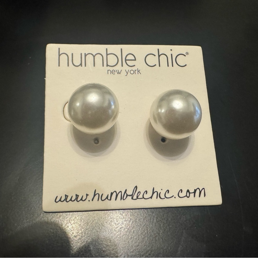 Humble Chic Faux Pearl Earrings